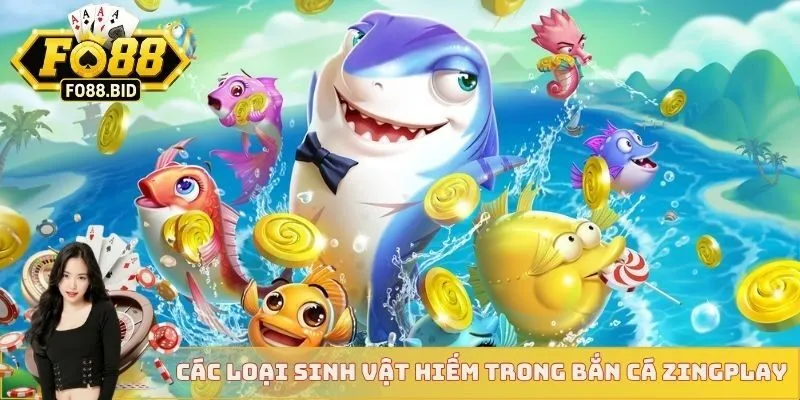 Bắn Cá Zingplay - Săn Boss Thú Vị Rinh Quà Cực Khủng 3 Các loại sinh vật hiếm trong bắn cá Zingplay