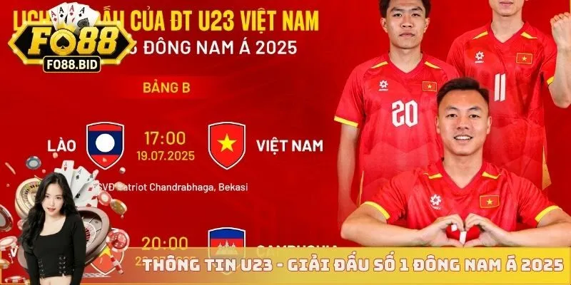 Lịch Thi Đấu U23 Việt Nam 2025 Và Những Điều Thú Vị Của Giải Đấu 2 Giải U23 Đông Nam Á 2025 là sân chơi đỉnh cao quy tụ những đội tuyển trẻ
