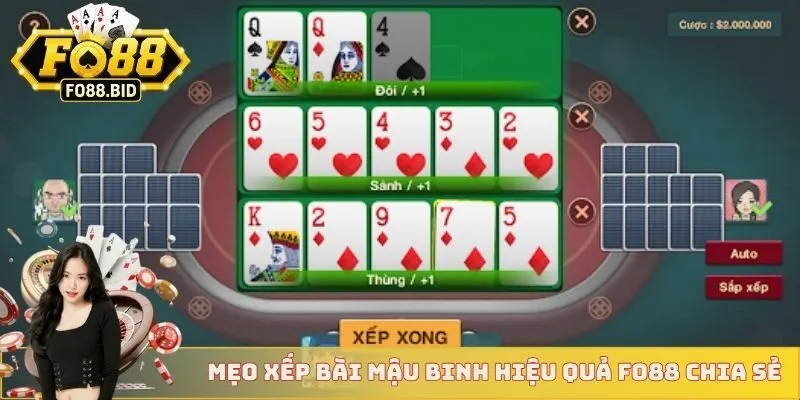 Mẹo Xếp Bài Mậu Binh Nâng Cao Khả Năng Chiến Thắng 4 Mẹo xếp bài mậu binh hiệu quả FO88 chia sẻ