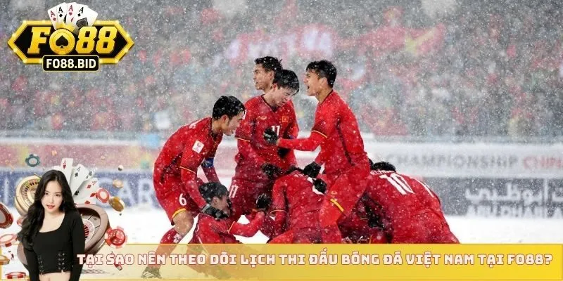 Tại sao nên theo dõi lịch thi đấu bóng đá Việt Nam tại FO88?