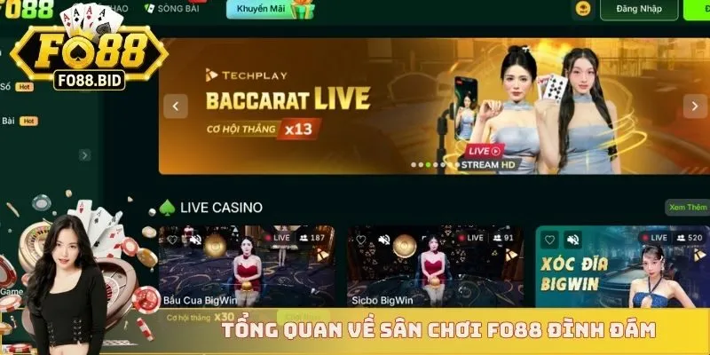 Tổng quan về sân chơi FO88 đình đám 